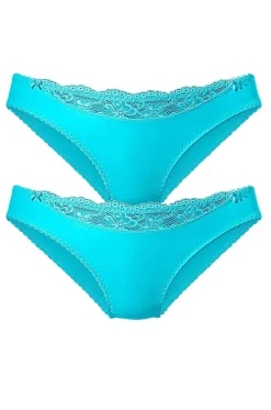Unterhosen|Nuance Slip 2xtürkis