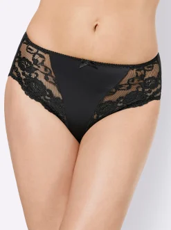 Unterhosen|Sassa Slip schwarz+anthrazit