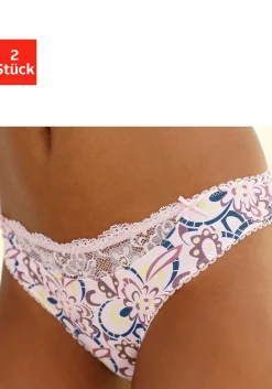 Unterhosen|Nuance Slip 2xrosa-bedruckt