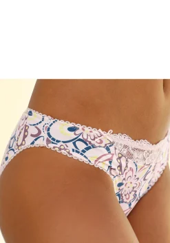Unterhosen|Nuance Slip 2xrosa-bedruckt