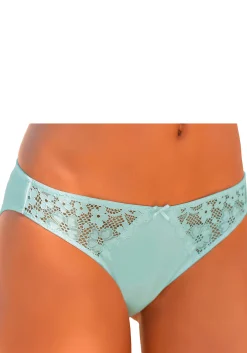 Unterhosen|petite fleur Slip pfirsich+mint+creme