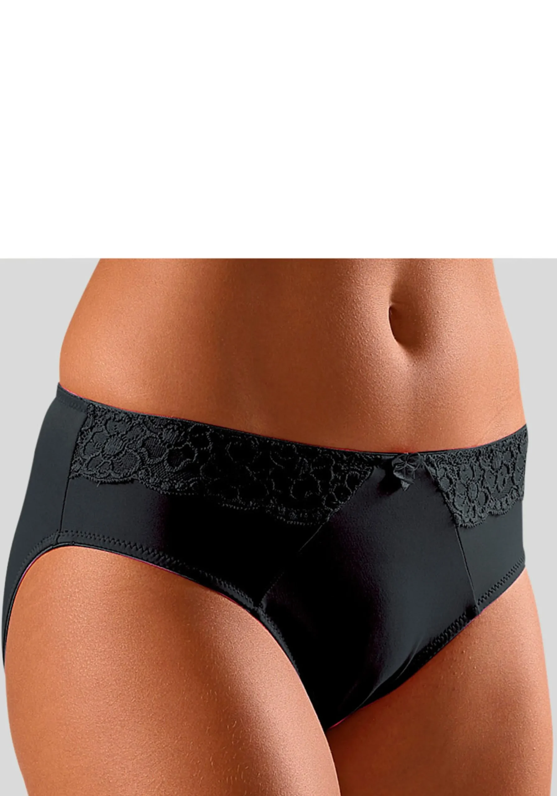Unterhosen|LASCANA Slip schwarz