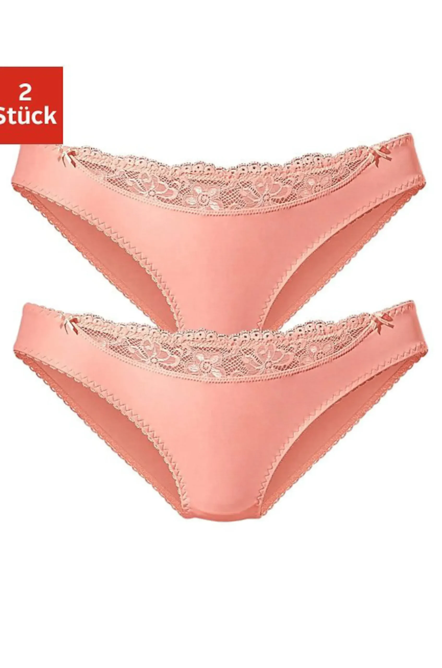 Unterhosen|Nuance Slip 2xpfirsich