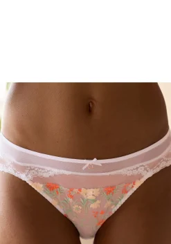 Unterhosen|LASCANA Slip weiß-neon
