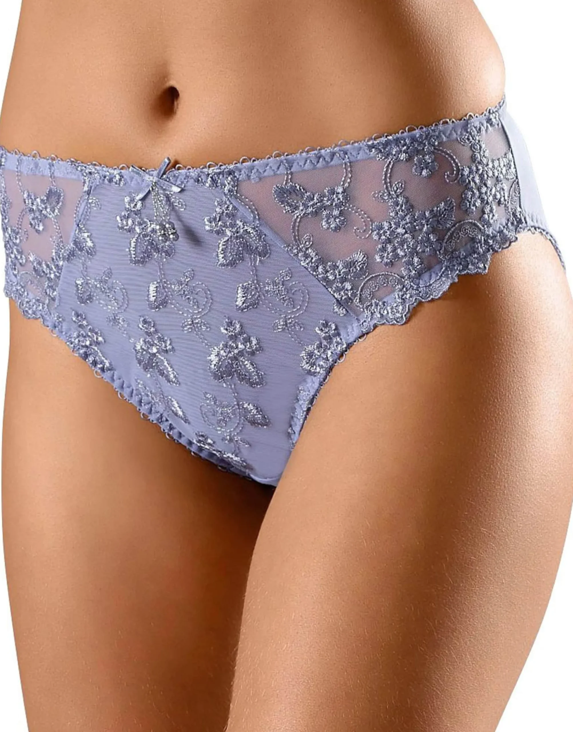 Unterhosen|LASCANA Slip silberfarben-grau