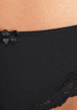 Unterhosen|LASCANA Slip schwarz