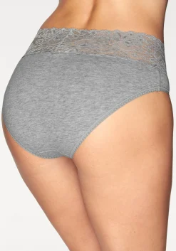 Unterhosen|Vivance Slip weiß,schwarz,grau-meliert