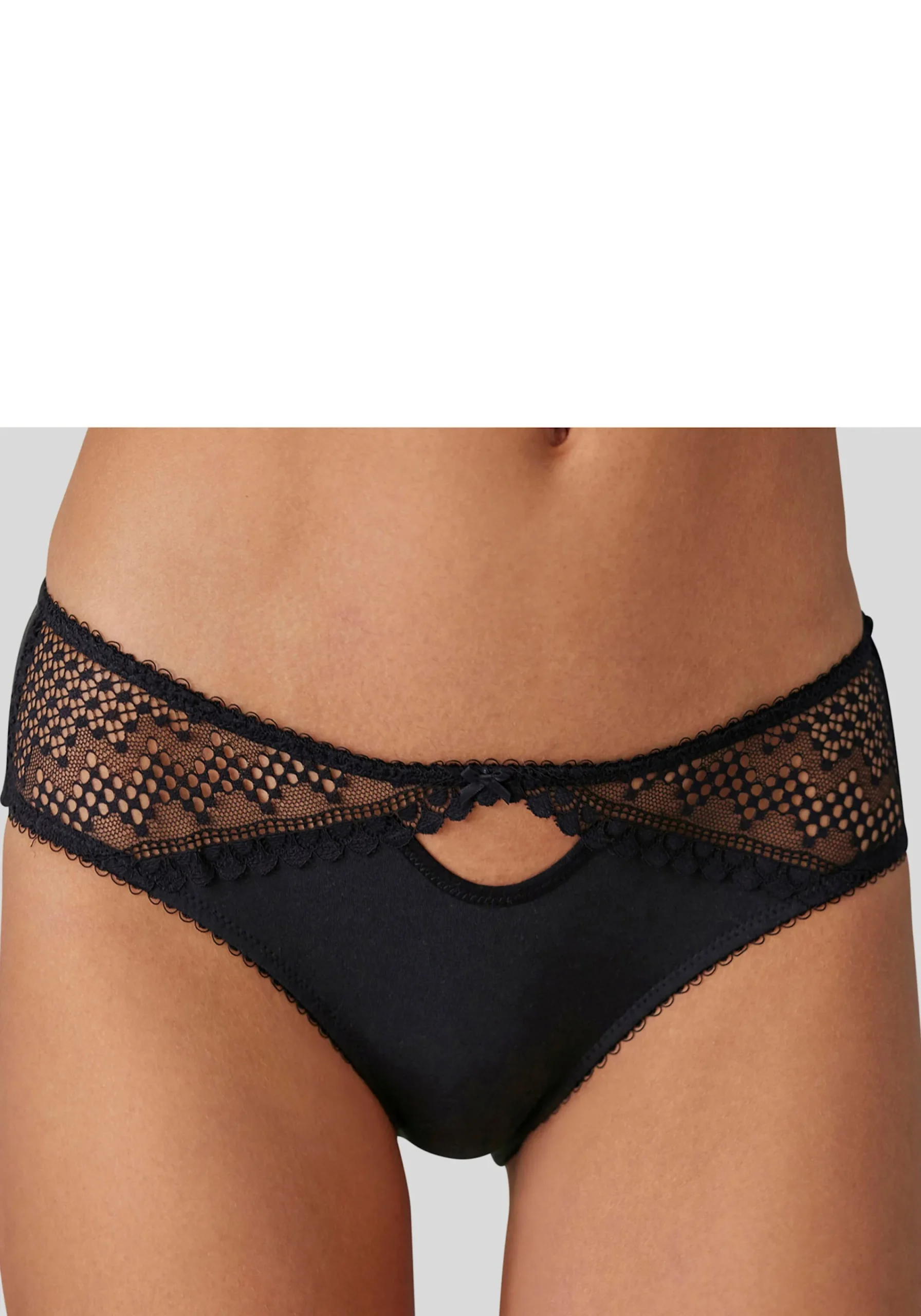 Unterhosen|LASCANA Slip schwarz