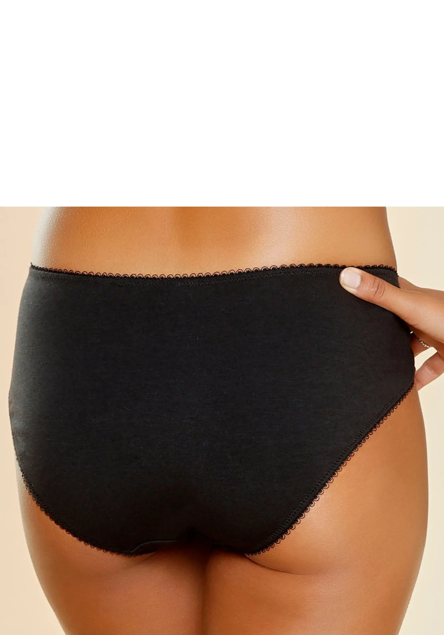 Unterhosen|LASCANA Slip schwarz