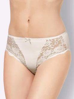 Unterhosen|Sassa Slip weiß+puder
