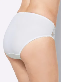 Unterhosen|Sassa Slip weiß+puder