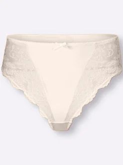 Unterhosen|Sassa Slip weiß+puder