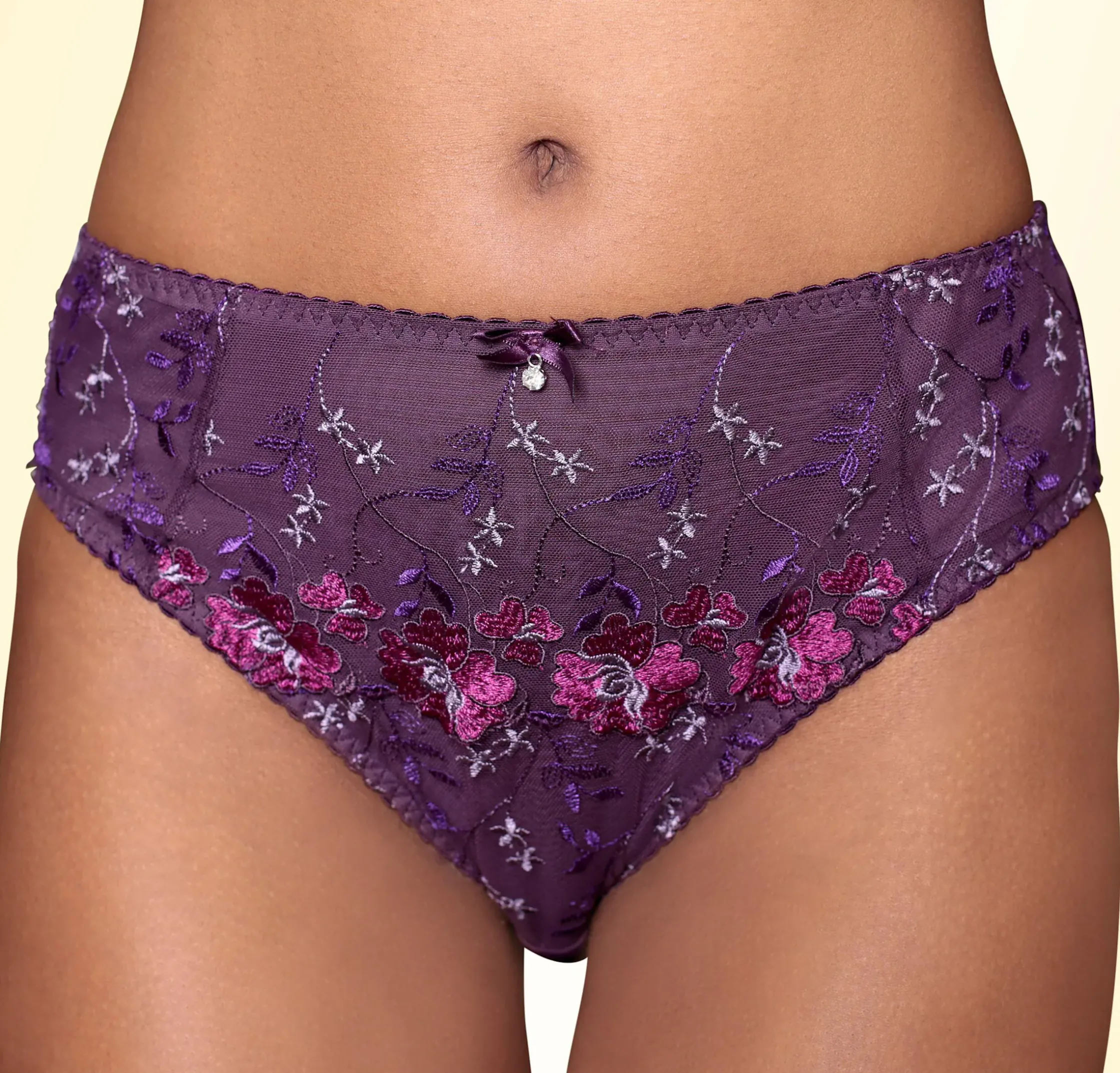 Unterhosen|Nuance Slip aubergine