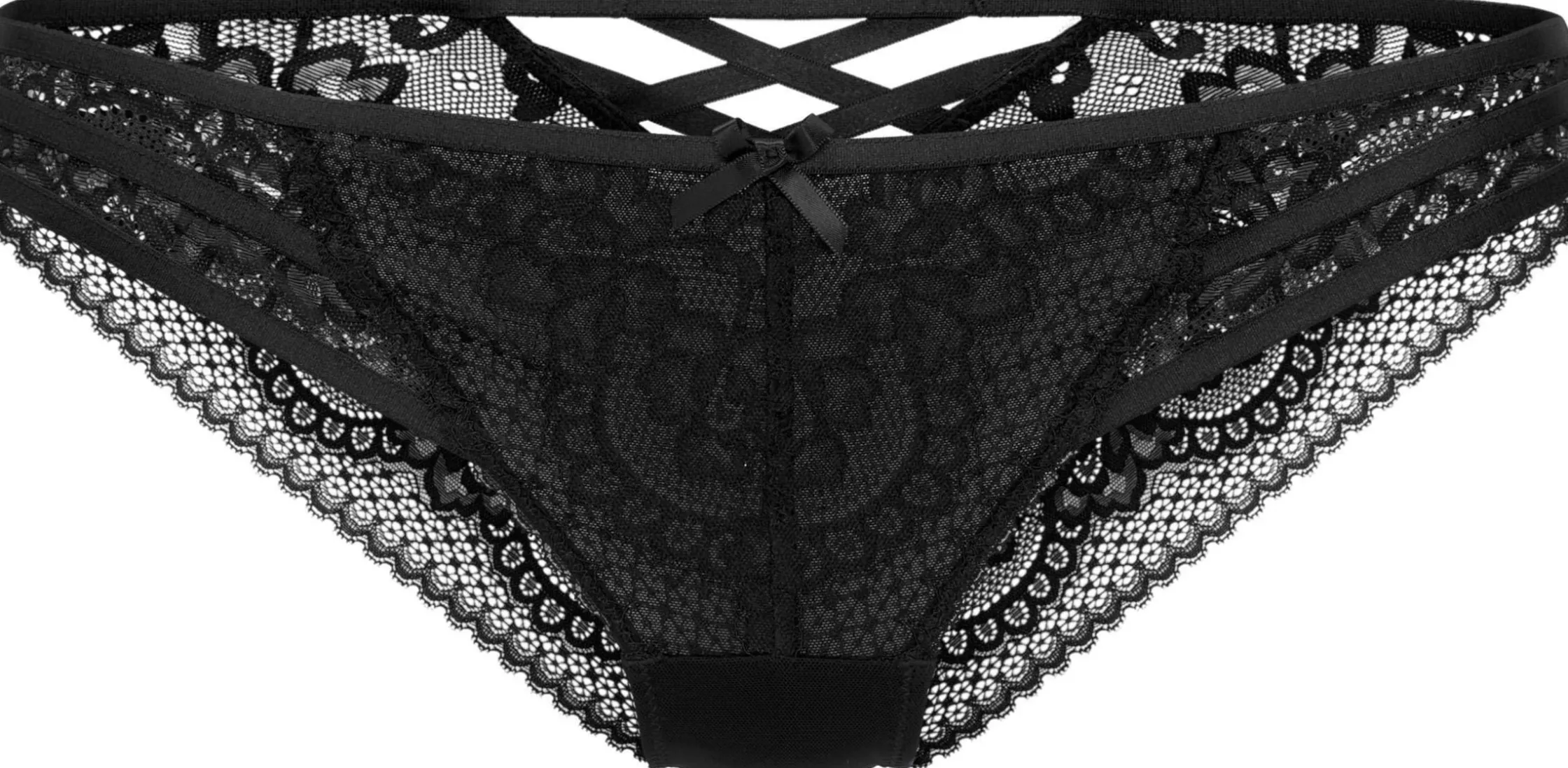 Unterhosen|LASCANA Slip schwarz