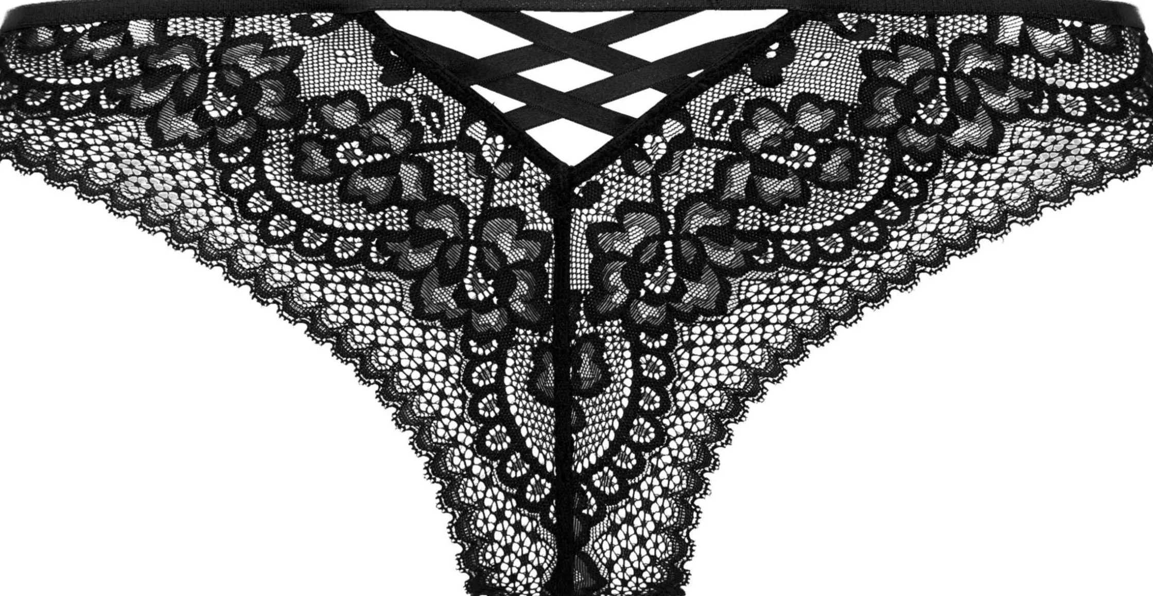 Unterhosen|LASCANA Slip schwarz