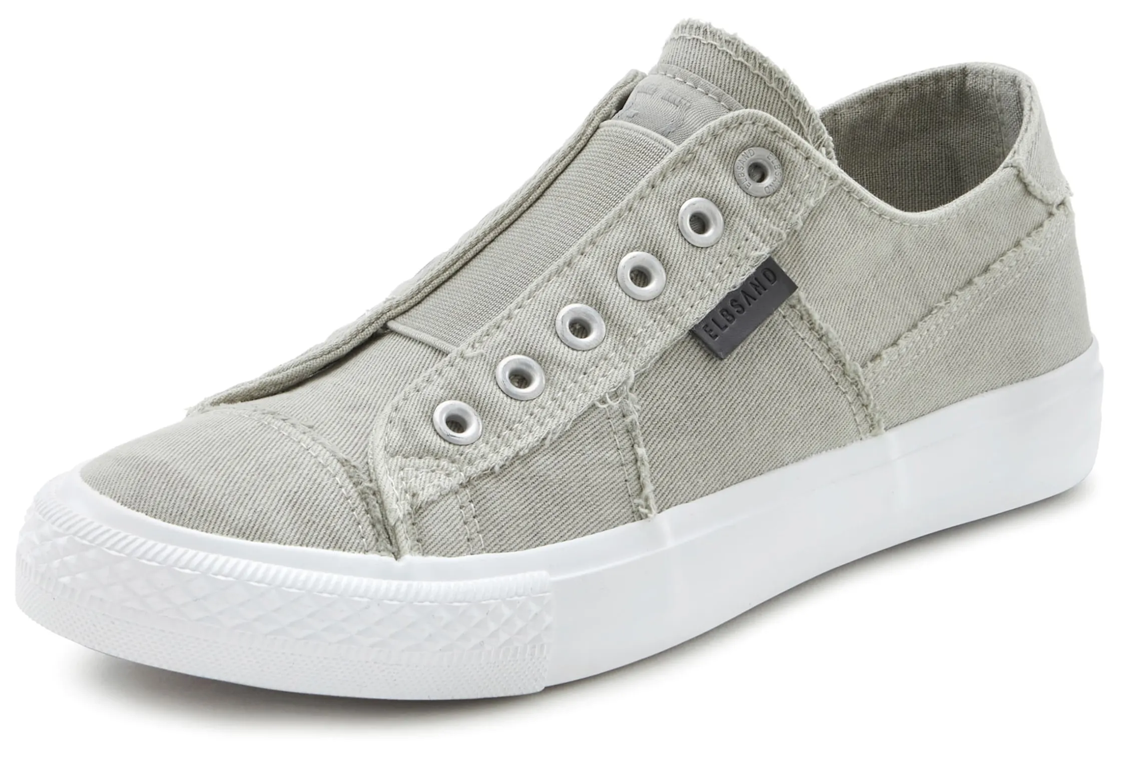 Sneakers & Schnürer|Elbsand Slip-On Sneaker grau
