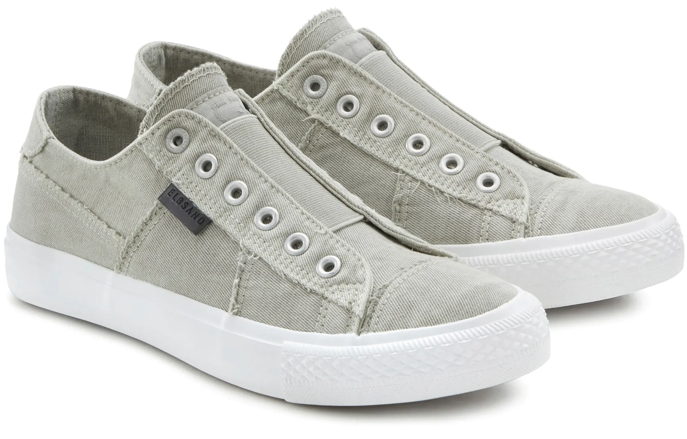 Sneakers & Schnürer|Elbsand Slip-On Sneaker grau