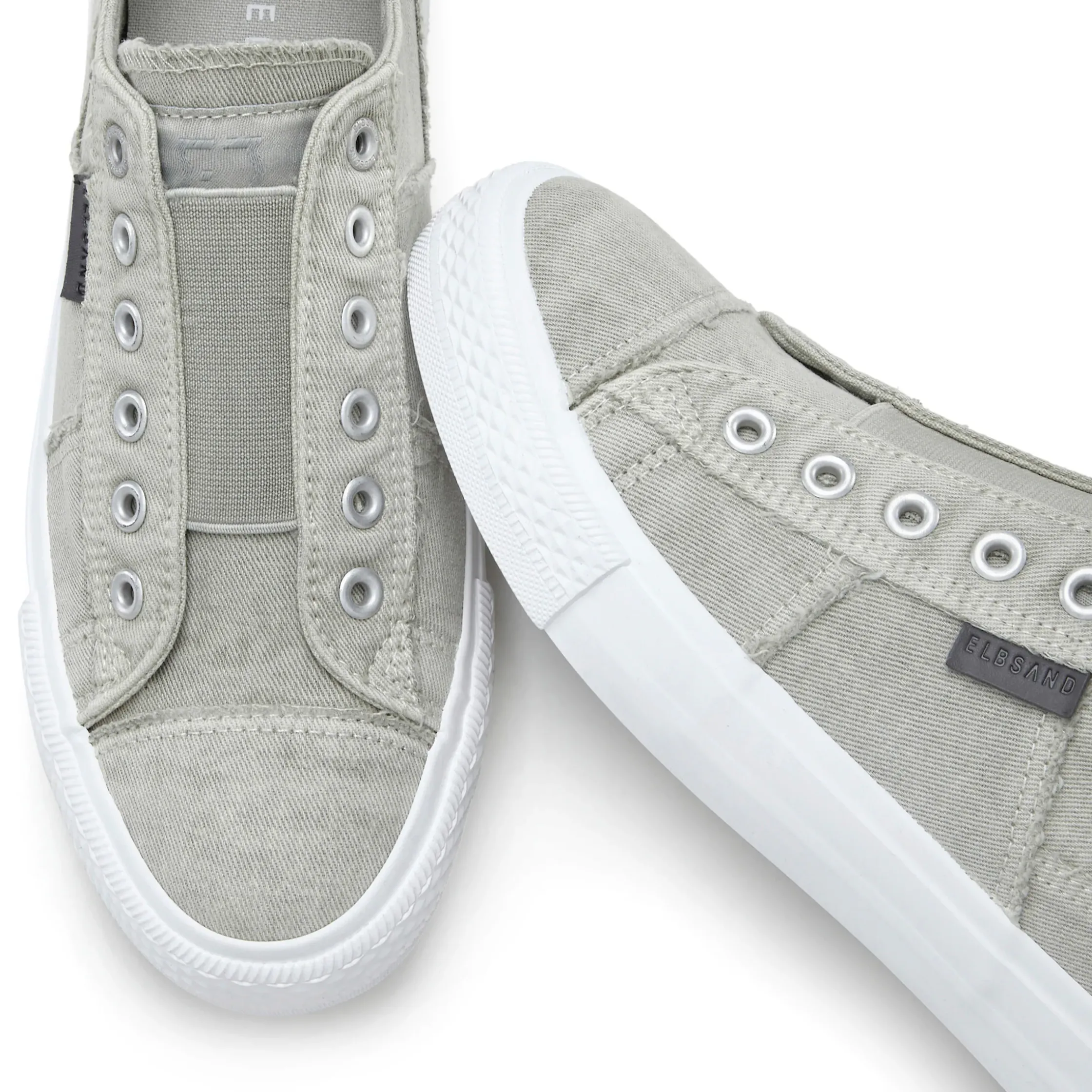 Sneakers & Schnürer|Elbsand Slip-On Sneaker grau