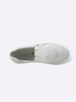 Mokassins & Slippers|Waldläufer Slipper silberfarben