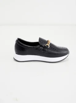 Mokassins & Slippers|heine Slipper schwarz