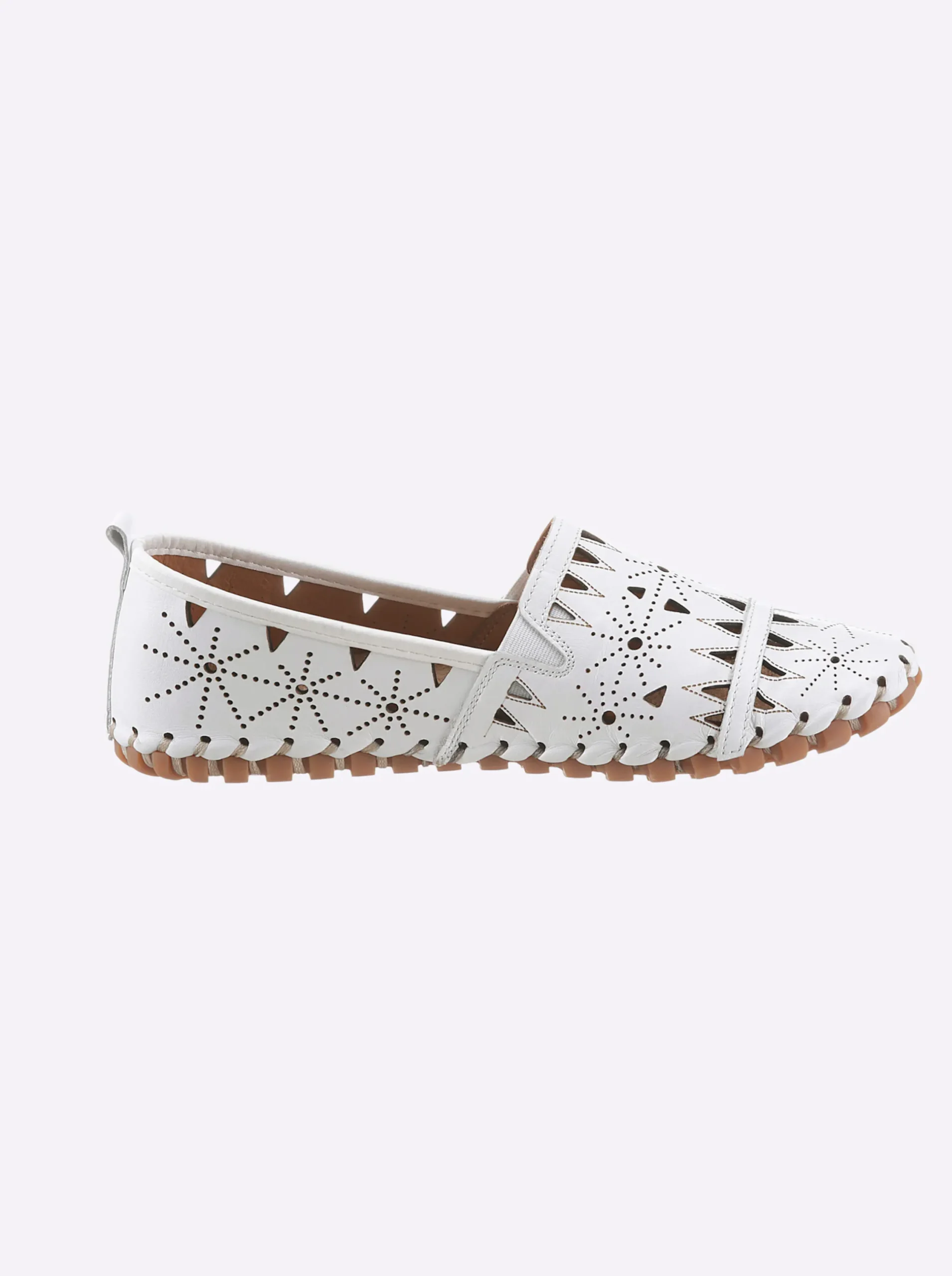 Mokassins & Slippers|Gemini Slipper weiß