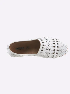 Mokassins & Slippers|Gemini Slipper weiß