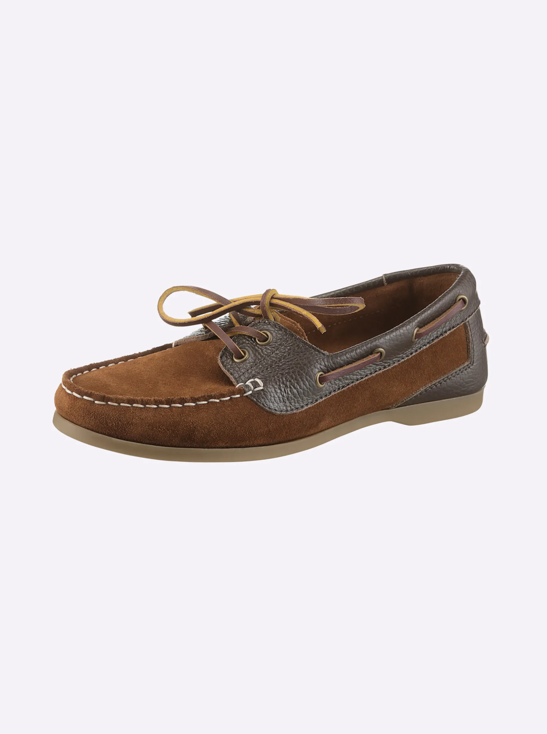 Mokassins & Slippers|heine Slipper cognac-dunkelbraun