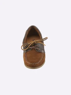 Mokassins & Slippers|heine Slipper cognac-dunkelbraun