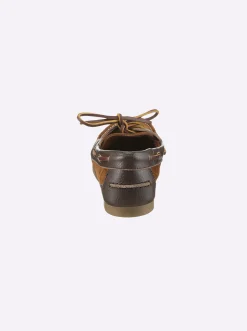 Mokassins & Slippers|heine Slipper cognac-dunkelbraun