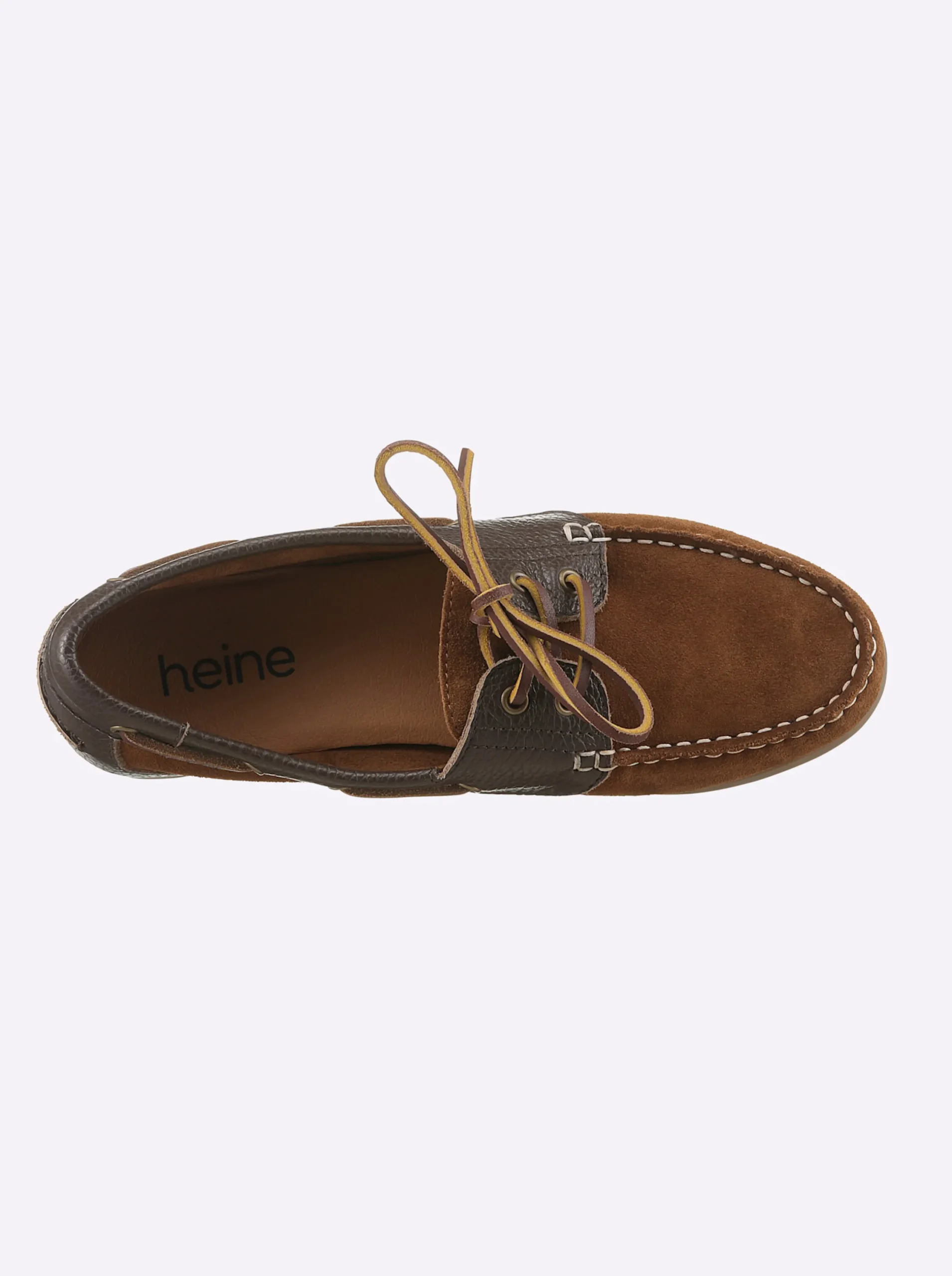 Mokassins & Slippers|heine Slipper cognac-dunkelbraun