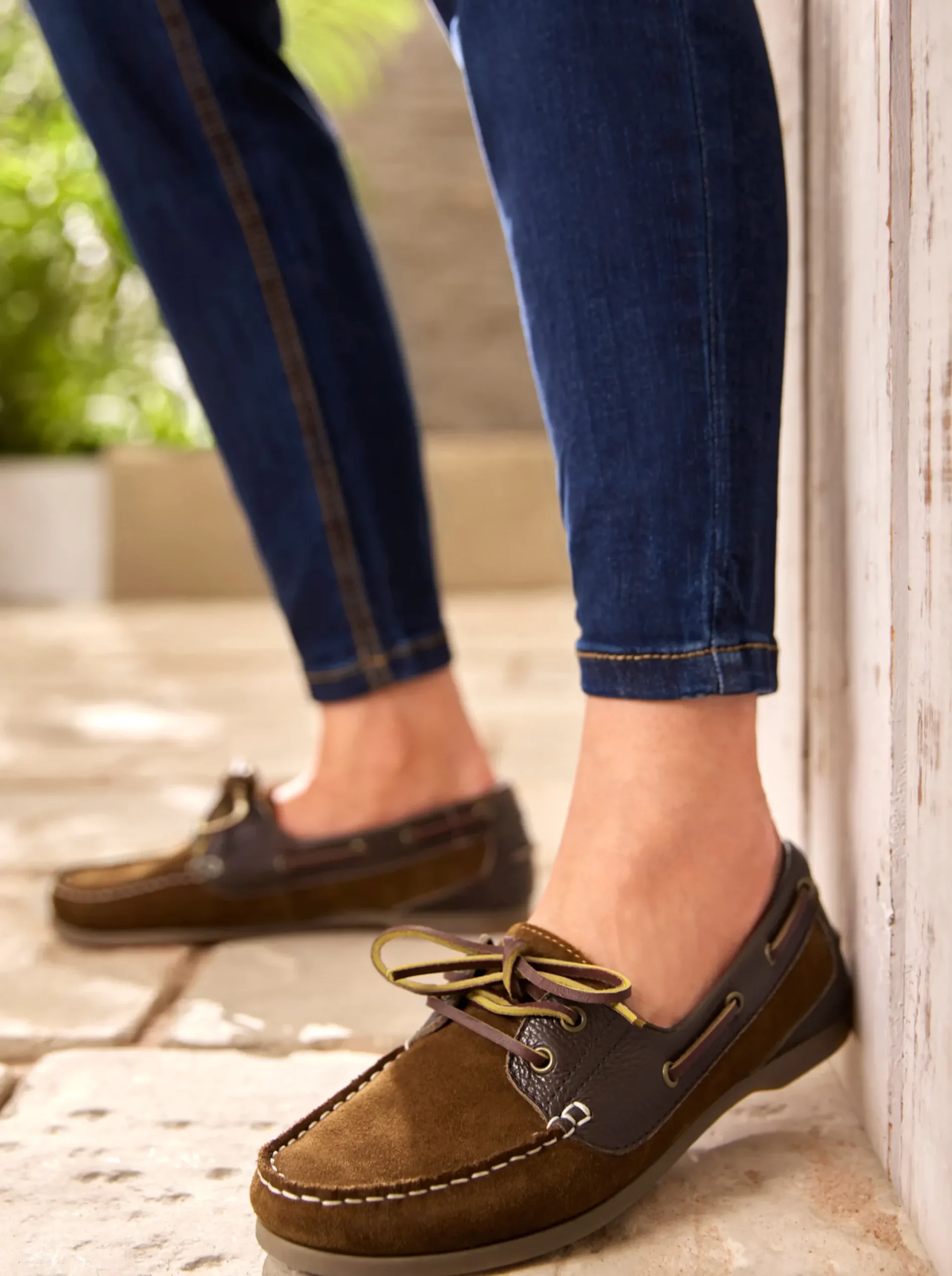 Mokassins & Slippers|heine Slipper cognac-dunkelbraun