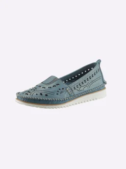 Mokassins & Slippers|Andrea Conti Slipper jeansblau