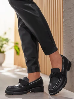 Mokassins & Slippers|heine Slipper schwarz