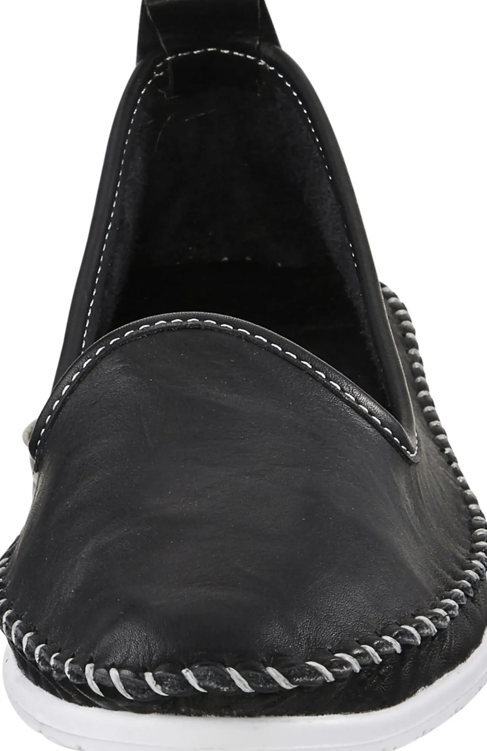 Mokassins & Slippers|Andrea Conti Slipper schwarz