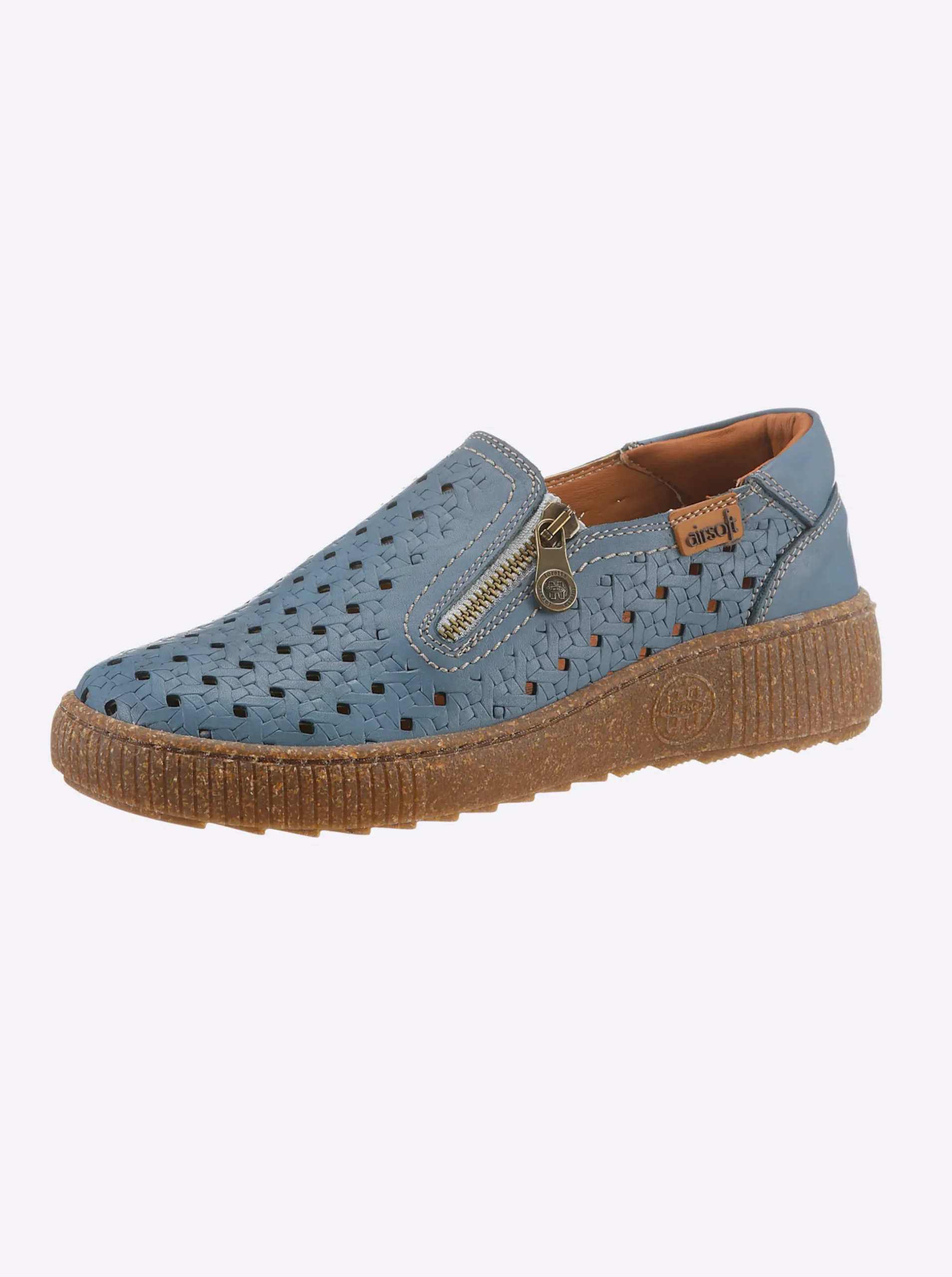 Mokassins & Slippers|airsoft modern+ Slipper mittelblau