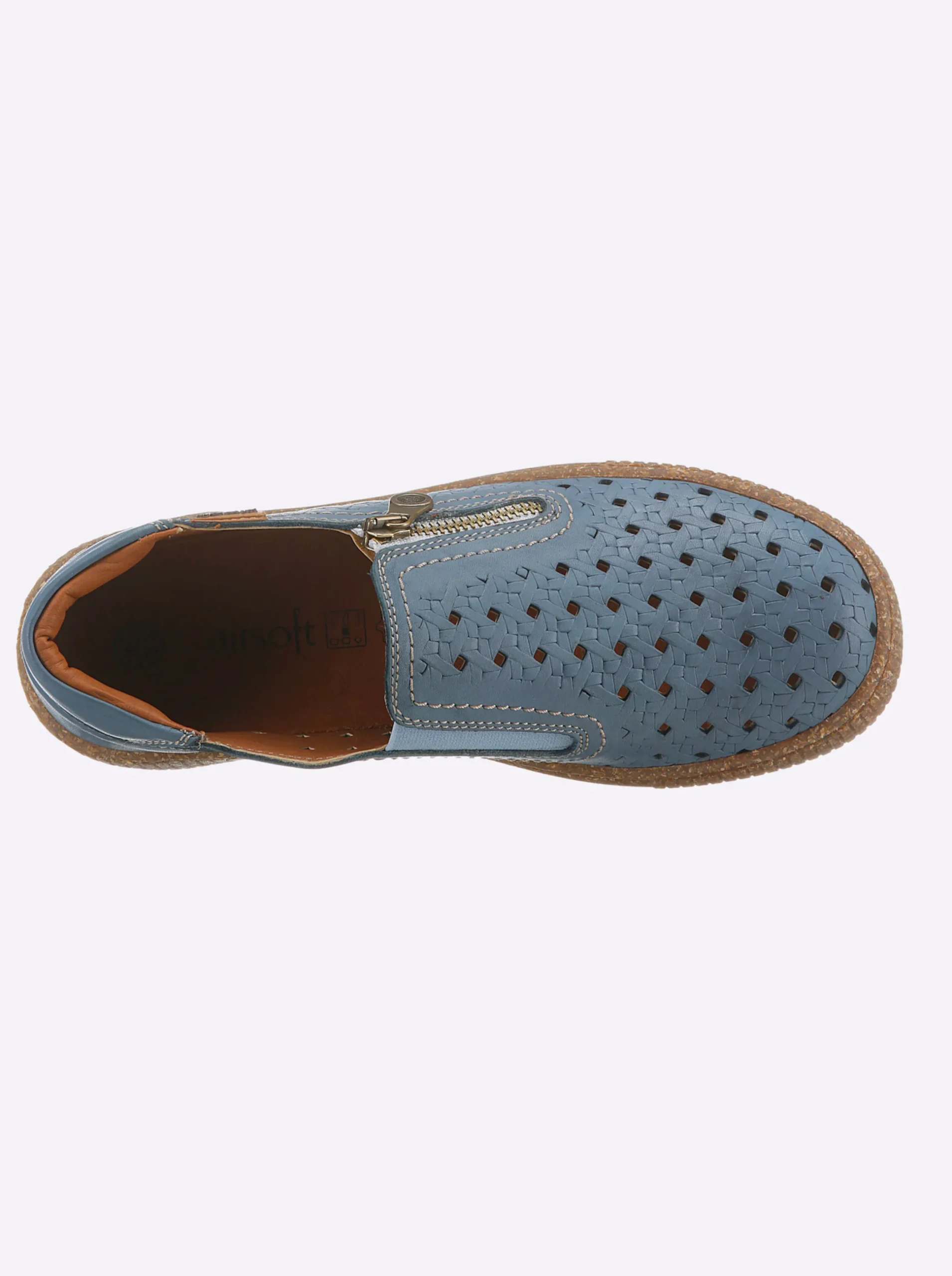 Mokassins & Slippers|airsoft modern+ Slipper mittelblau