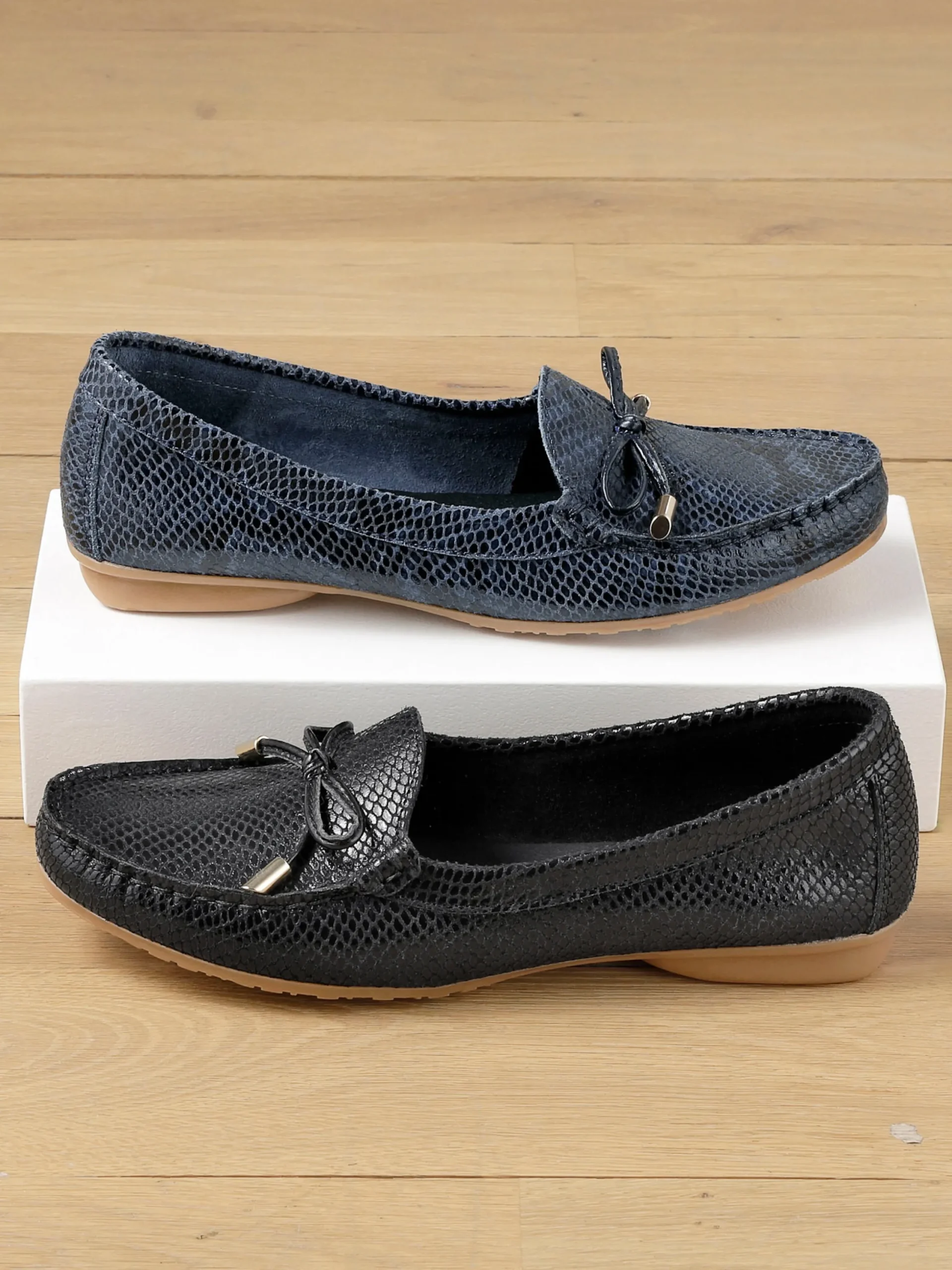 Mokassins & Slippers|heine Slipper schwarz