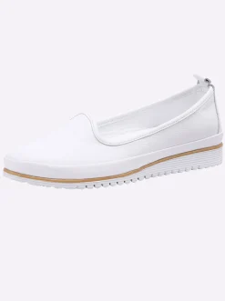 Mokassins & Slippers|Andrea Conti Slipper weiß