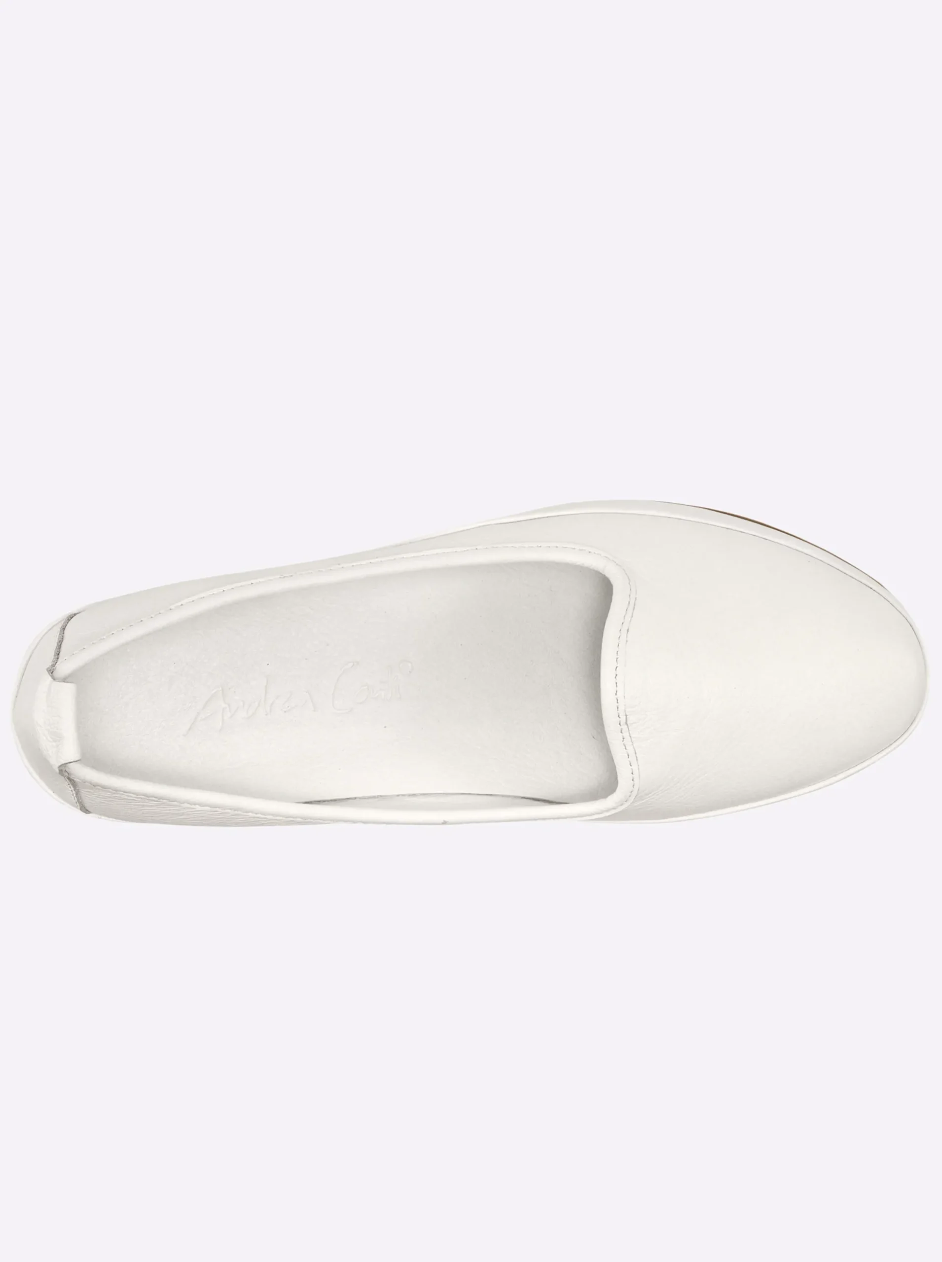 Mokassins & Slippers|Andrea Conti Slipper weiß