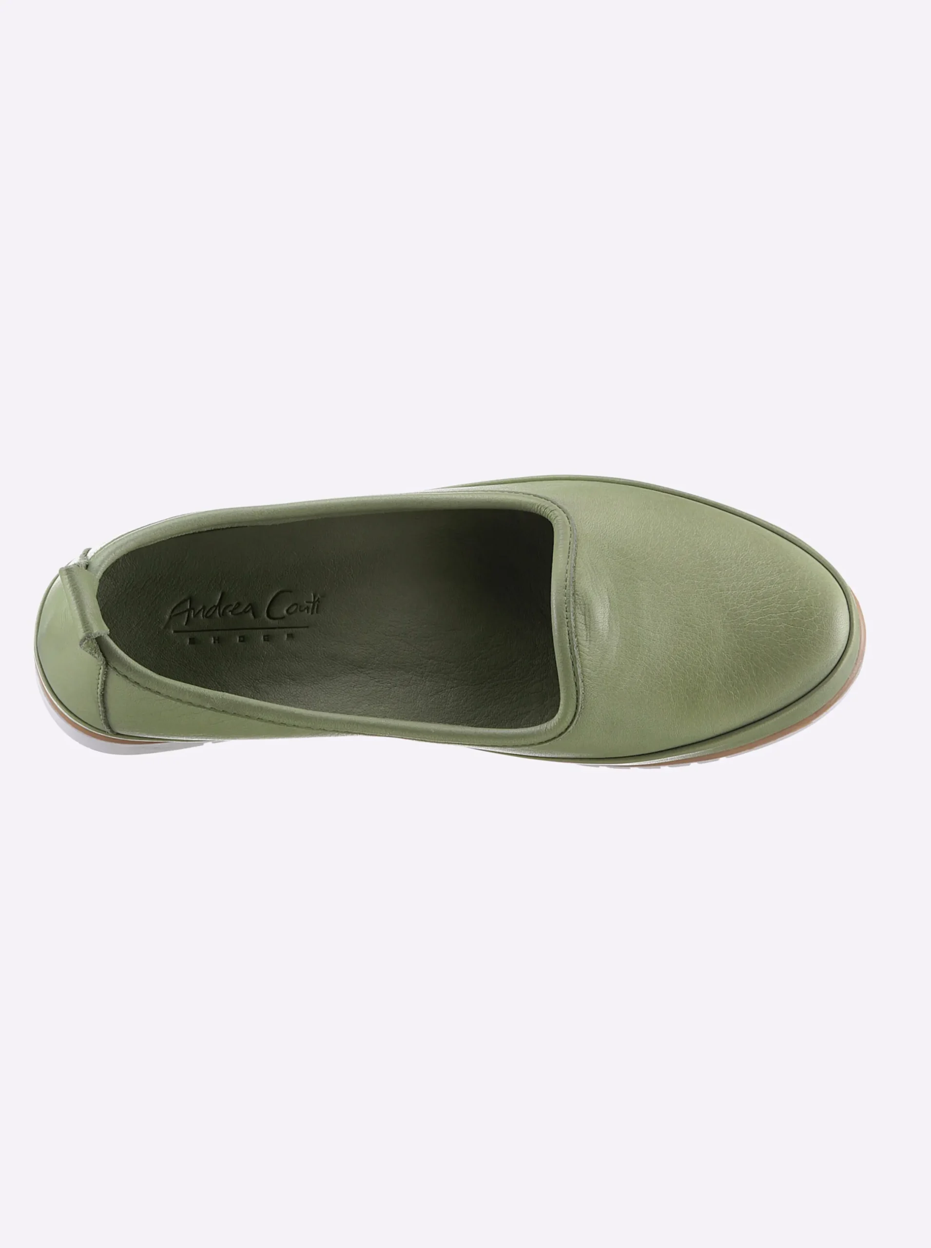 Mokassins & Slippers|Andrea Conti Slipper lindgrün