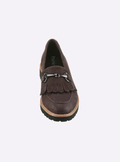 Mokassins & Slippers|heine Slipper braun