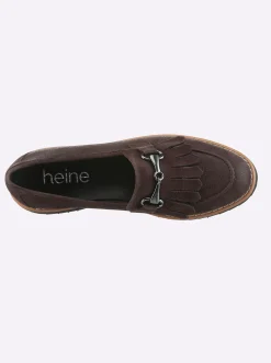 Mokassins & Slippers|heine Slipper braun