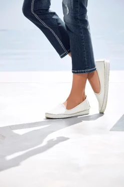 Mokassins & Slippers|Andrea Conti Slipper weiß