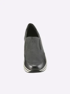 Mokassins & Slippers|heine Slipper grau