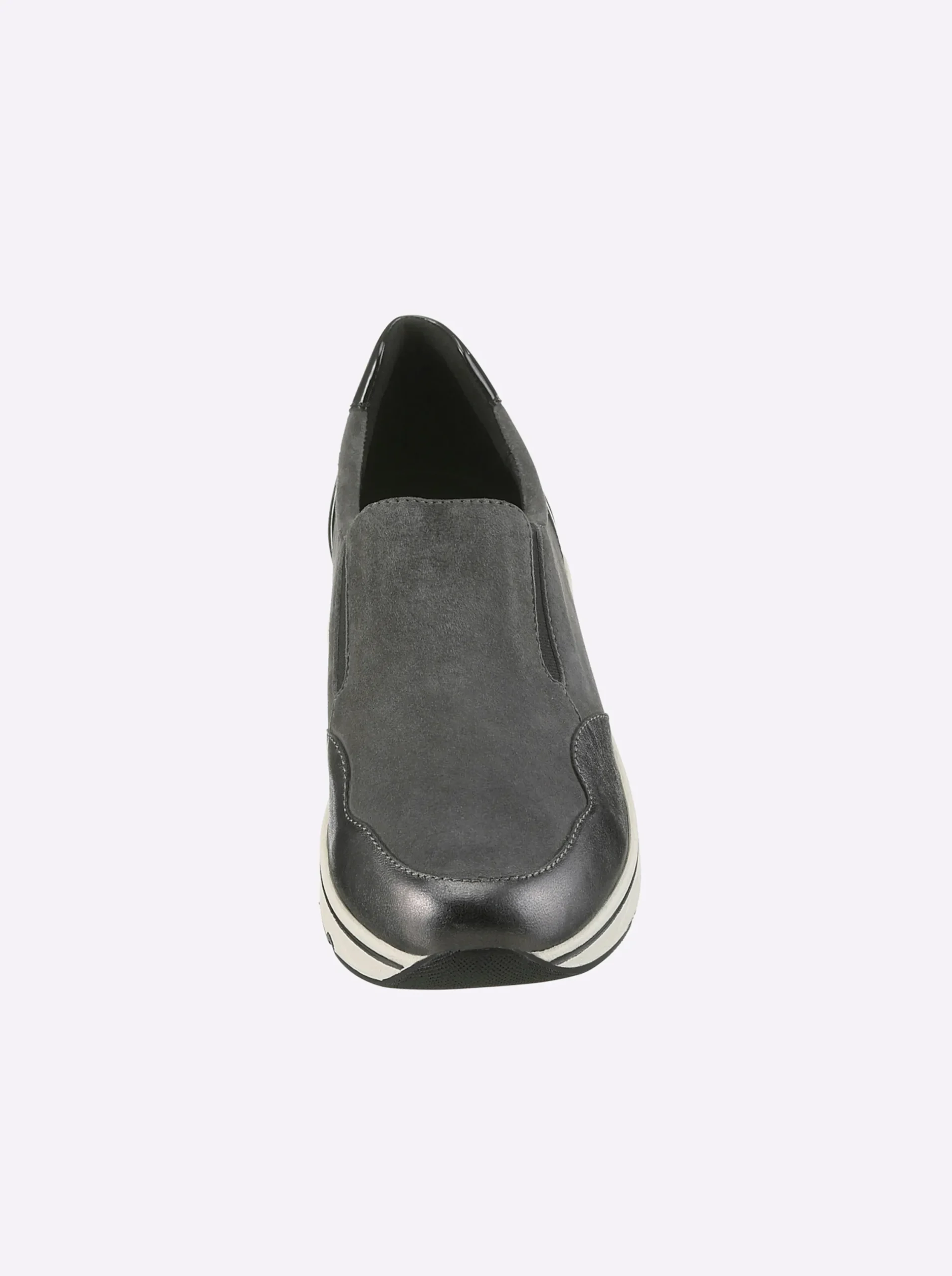 Mokassins & Slippers|heine Slipper grau