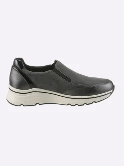 Mokassins & Slippers|heine Slipper grau