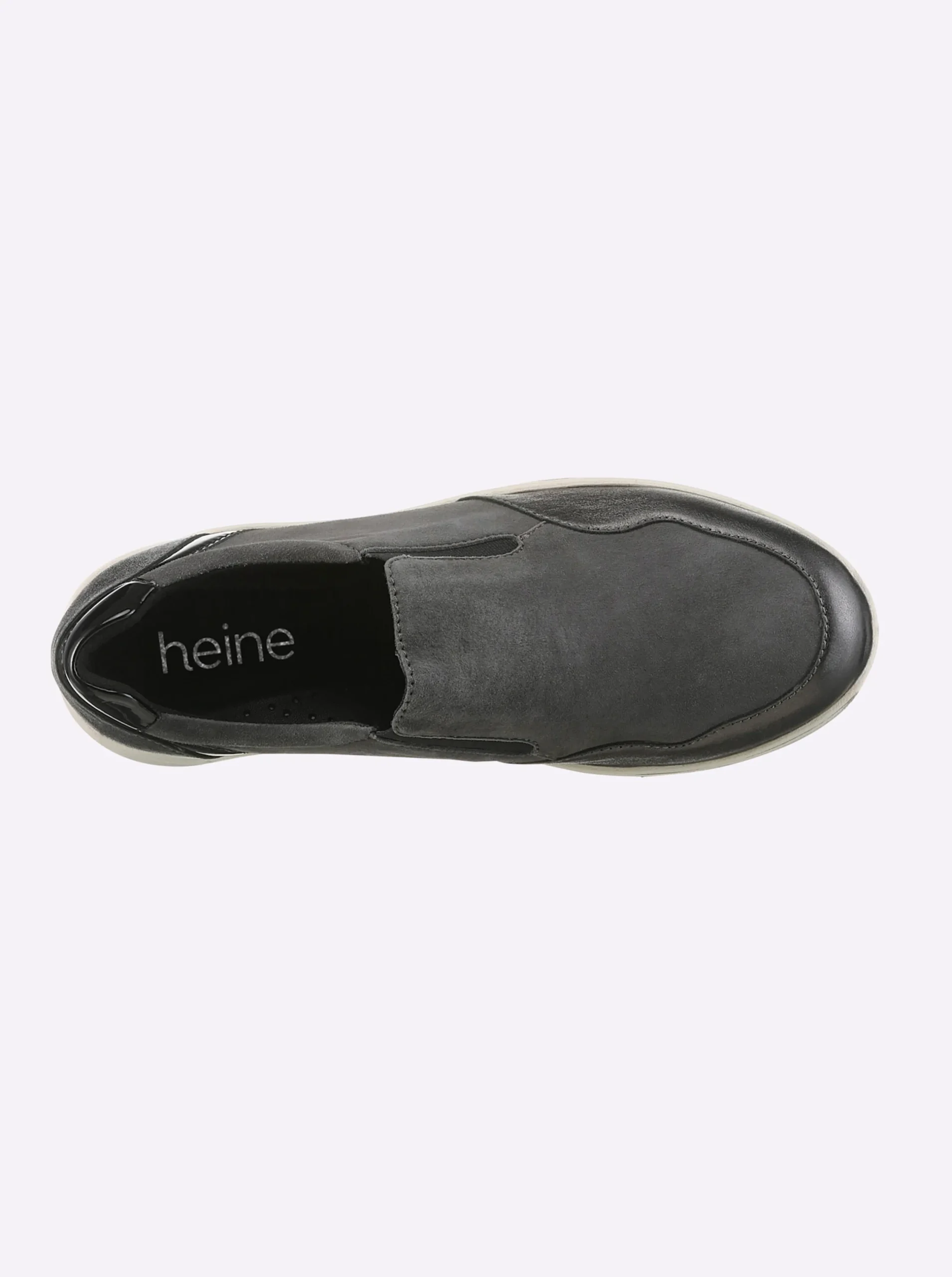 Mokassins & Slippers|heine Slipper grau