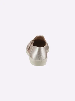 Mokassins & Slippers|heine Slipper rosé-metallic
