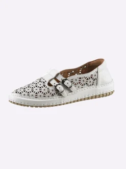 Mokassins & Slippers|Gemini Slipper weiß