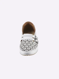Mokassins & Slippers|Gemini Slipper weiß